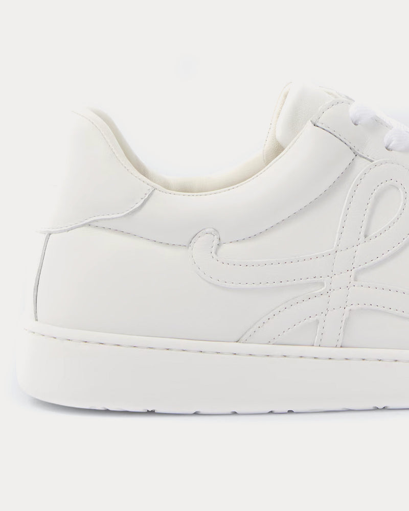 Loewe Jambo Soft Grained Calfskin White Low Top Sneakers - 5