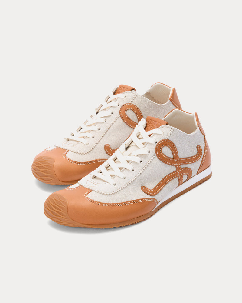 Loewe Ballet Runner 2.0 Unlined Soft White / Tan Low Top Sneakers - 2