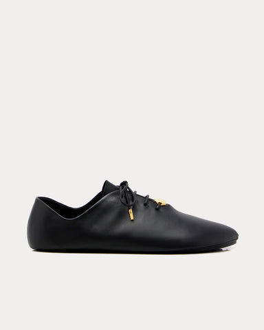 Loewe Pebble Soft Nappa Calfskin Black Low Top Sneakers