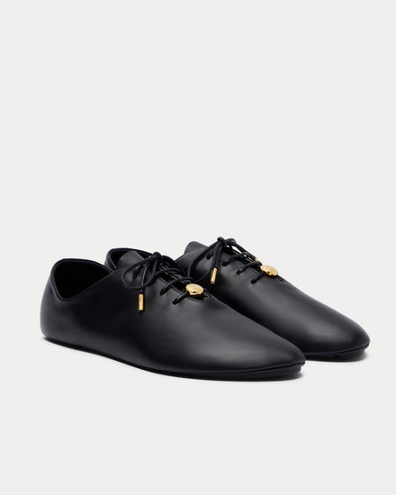 Loewe Pebble Soft Nappa Calfskin Black Low Top Sneakers - 2