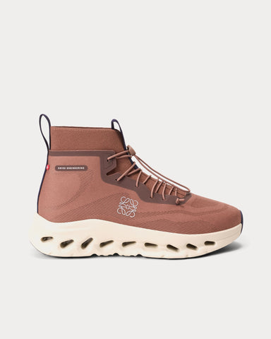 On Running x Loewe Cloudtilt Hi Taupe / Oatmeal / Navy High Top Sneakers