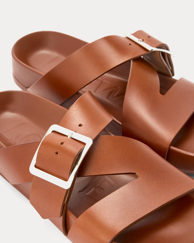 ＊Loewe X Paula`s Ibiza＊イーズ バックル スライド Loewe x Paula's Ibiza Men's Ease Buckle Vegetable-Tanned