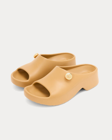 Loewe x Paula's Ibiza Foam Pebble Medium Concealer / Gold Slides - 2