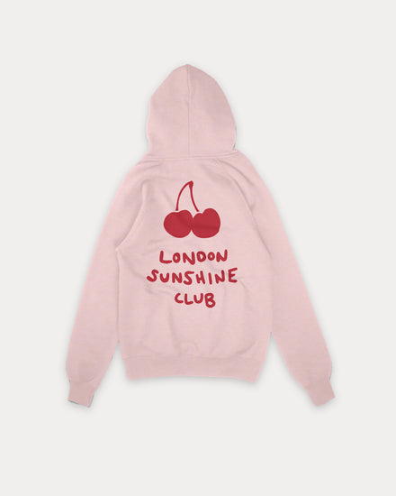 London Sunshine Club Cherry Pink Hoody - 1
