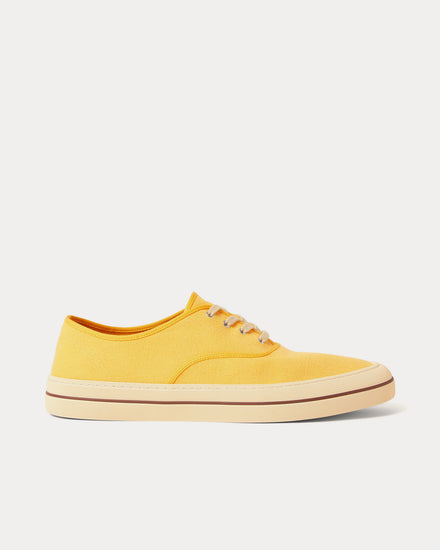 Loro Piana Nantucket Walk Minty Lemon Low Top Sneakers - 1