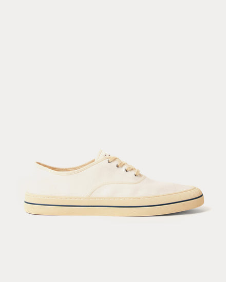 Loro Piana Nantucket Walk Natural Low Top Sneakers - 1