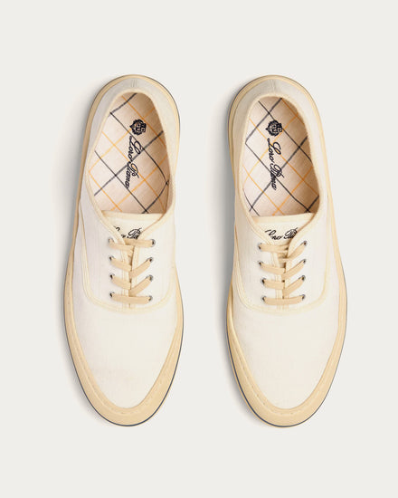Loro Piana Nantucket Walk Natural Low Top Sneakers - 5