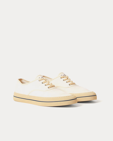 Loro Piana Nantucket Walk Natural Low Top Sneakers - 4