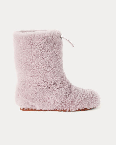 Loro Piana Quinn Pink Dawn Ankle Boots