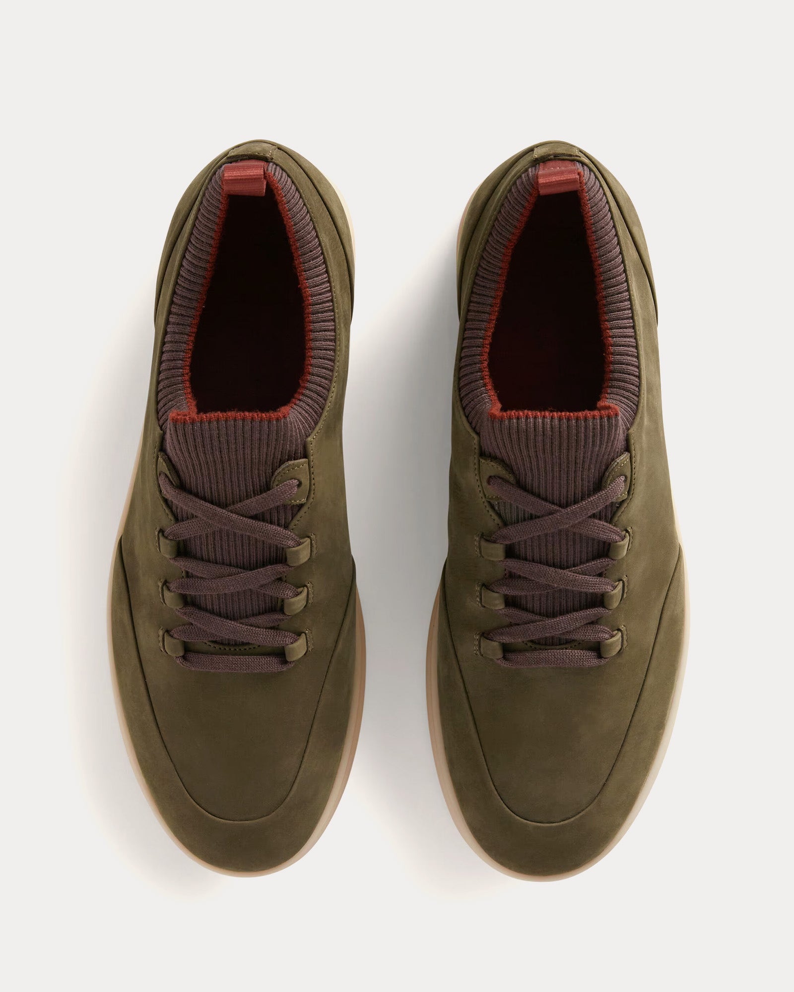 Loro Piana Men's Soho Walk Calfskin Te' Rikan Low Top Sneakers