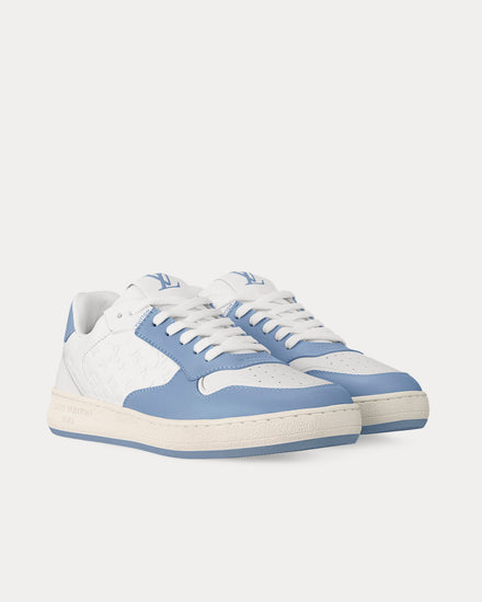 Louis Vuitton LV Stadium White / Blue Low Top Sneakers - 3