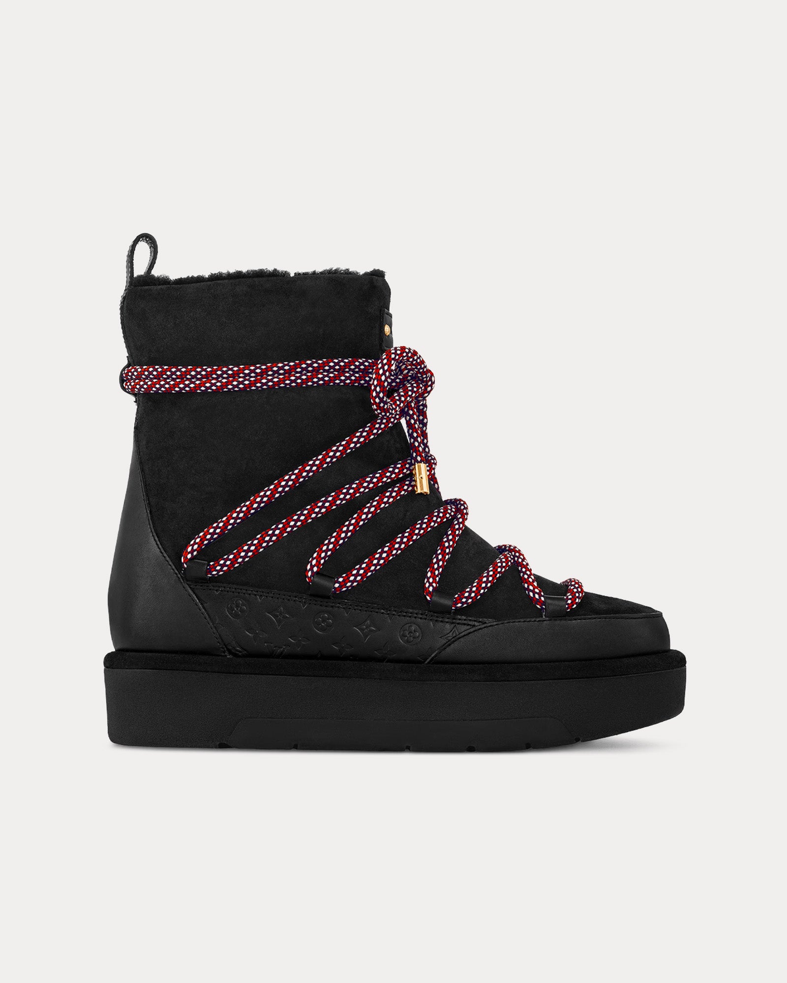 Louis Vuitton Red and Black High-Top Boots Louis Vuitton Damier Monogram Alpine Boots – Justin Reed main image 2