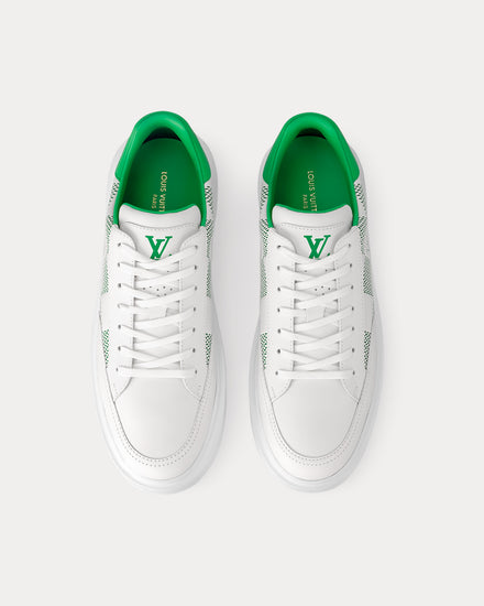 Louis Vuitton Beverly Hills White / Green Low Top Sneakers - 2