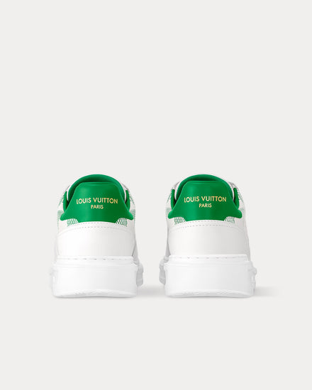 Louis Vuitton Beverly Hills White / Green Low Top Sneakers - 4