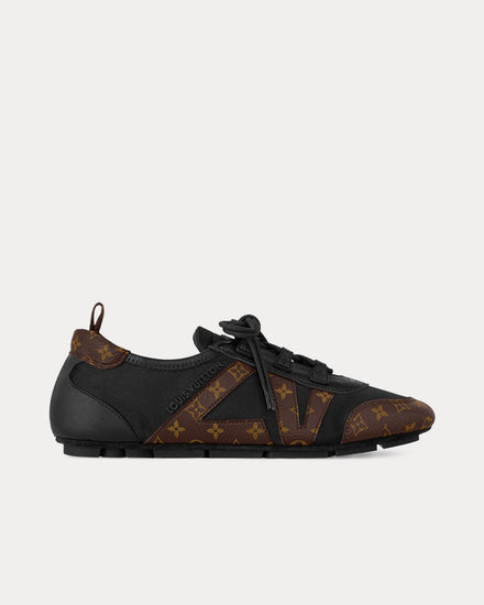 Louis Vuitton LV Sneakerina Monogram Black Low Top Sneakers - 1