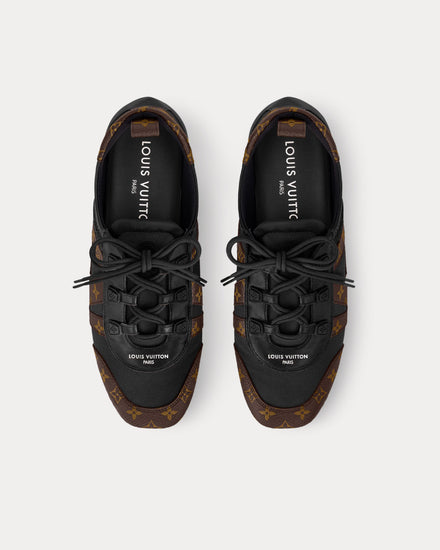 Louis Vuitton LV Sneakerina Monogram Black Low Top Sneakers - 2