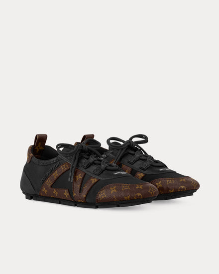Louis Vuitton LV Sneakerina Monogram Black Low Top Sneakers - 3