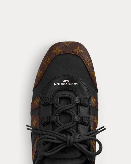 Louis Vuitton LV Sneakerina Monogram Black Low Top Sneakers - 6