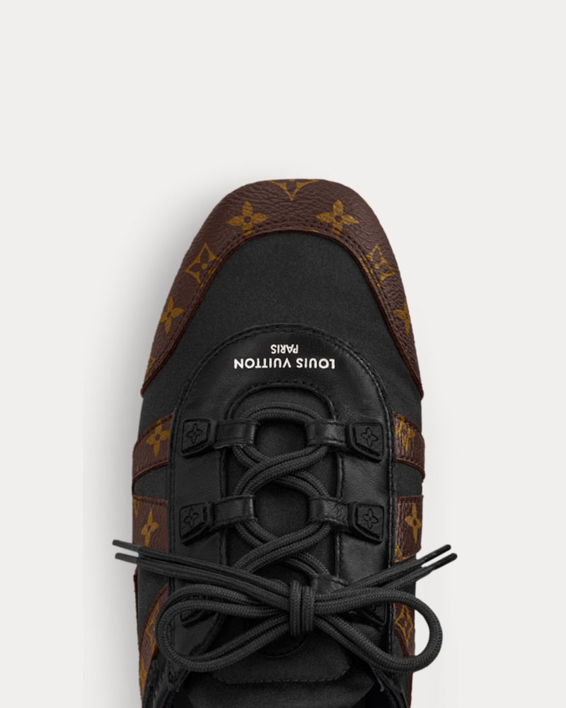 Louis Vuitton LV Sneakerina Monogram Black Low Top Sneakers - 6