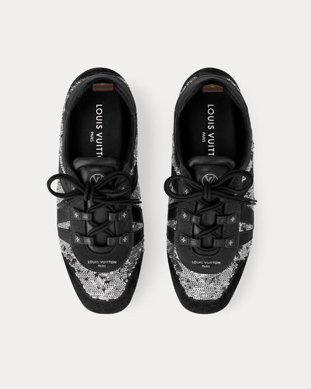 Louis Vuitton LV Sneakerina Sequins Black / Silver Low Top Sneakers - 2