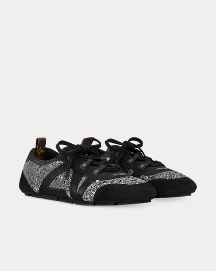 Louis Vuitton LV Sneakerina Sequins Black / Silver Low Top Sneakers - 3