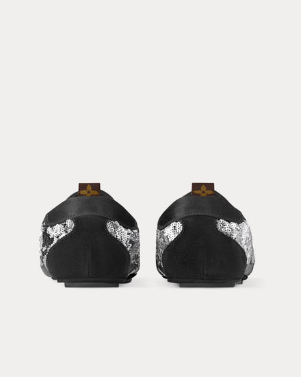Louis Vuitton LV Sneakerina Sequins Black / Silver Low Top Sneakers - 4