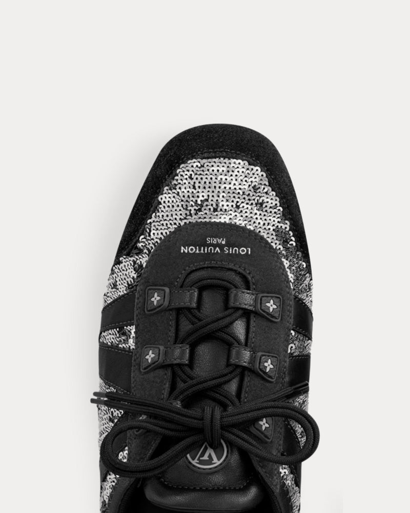 Louis Vuitton LV Sneakerina Sequins Black / Silver Low Top Sneakers - 6