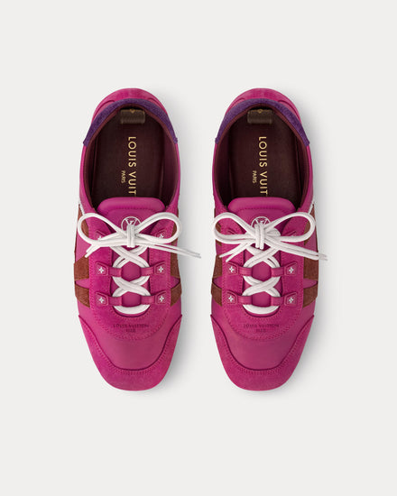 Louis Vuitton LV Sneakerina Fuchsia Low Top Sneakers - 2