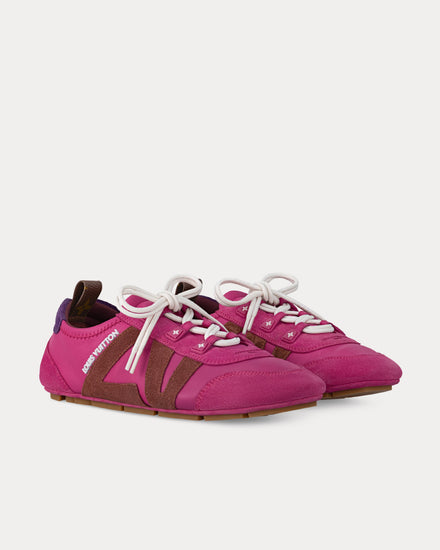 Louis Vuitton LV Sneakerina Fuchsia Low Top Sneakers - 3