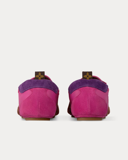 Louis Vuitton LV Sneakerina Fuchsia Low Top Sneakers - 4