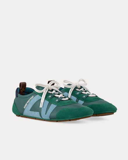 Louis Vuitton LV Sneakerina Vert Green Low Top Sneakers - 3