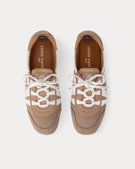 Louis Vuitton LV Sneakerina Hazelnut Brown Low Top Sneakers - 2