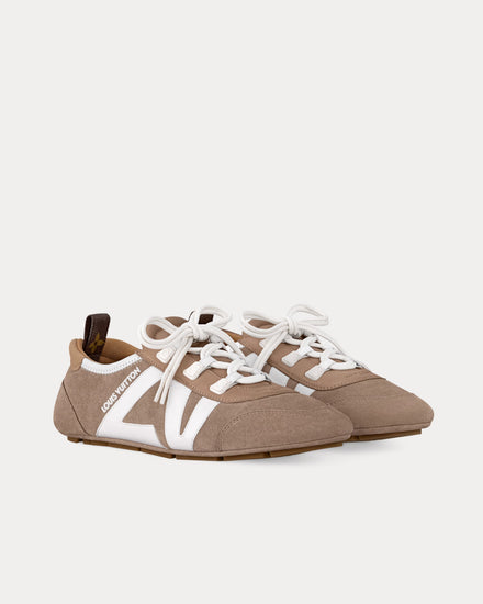 Louis Vuitton LV Sneakerina Hazelnut Brown Low Top Sneakers - 3