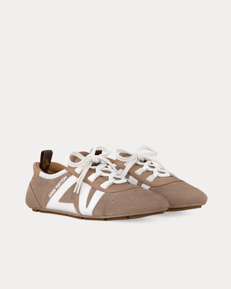 Louis Vuitton LV Sneakerina Hazelnut Brown Low Top Sneakers - 3