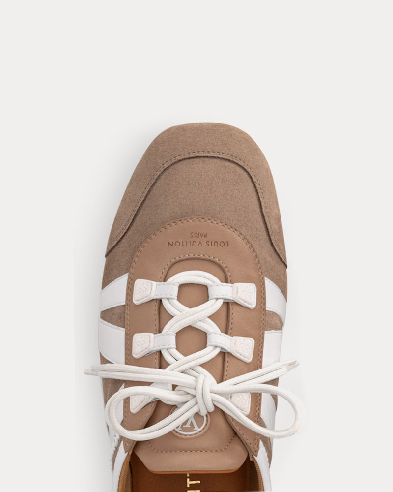 Louis Vuitton LV Sneakerina Hazelnut Brown Low Top Sneakers - 6