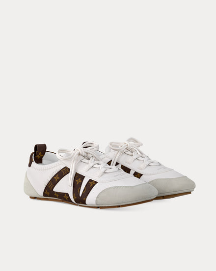 Louis Vuitton LV Sneakerina White Low Top Sneakers - 3