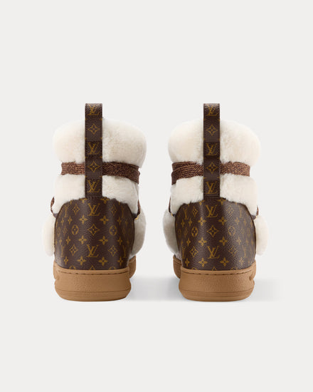 Louis Vuitton LV Cloud Lace-Up Beige Ankle Boots - 3