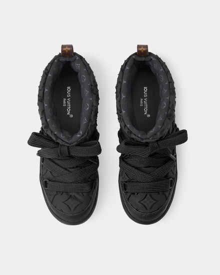 Louis Vuitton LV Cloud Lace-Up Black Ankle Boots - 2