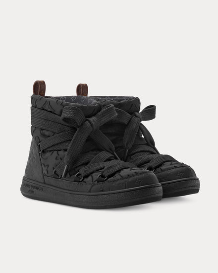 Louis Vuitton LV Cloud Lace-Up Black Ankle Boots - 3