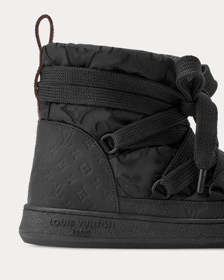 Louis Vuitton LV Cloud Lace-Up Black Ankle Boots - 5