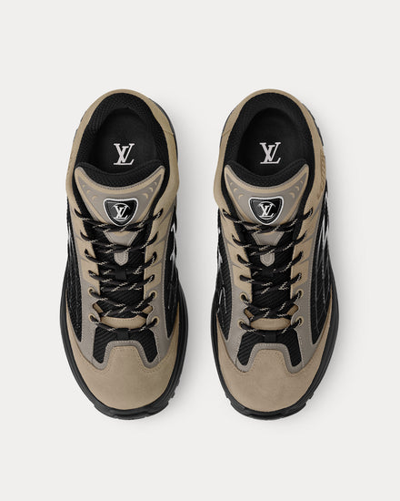 Louis Vuitton LV Discovery Lace Ups Taupe / Brown Low Top Sneakers - 2