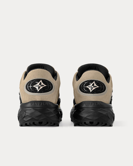 Louis Vuitton LV Discovery Lace Ups Taupe / Brown Low Top Sneakers - 4