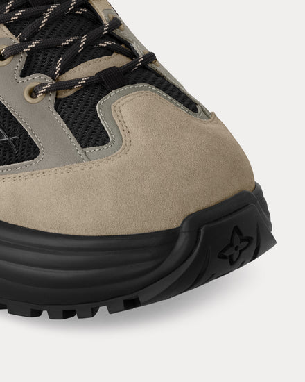 Louis Vuitton LV Discovery Lace Ups Taupe / Brown Low Top Sneakers - 6