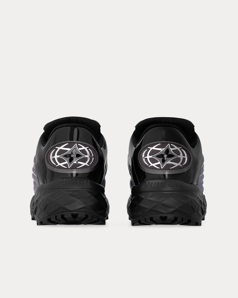 Louis Vuitton LV Discovery Lace Ups Black Low Top Sneakers - 4