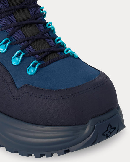 Louis Vuitton LV Discovery Blue Ankle Boots - 3
