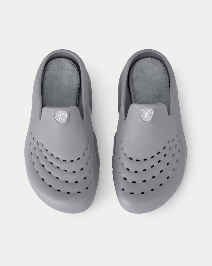 Louis Vuitton LV Shark Grey Clogs - Sneak in Peace