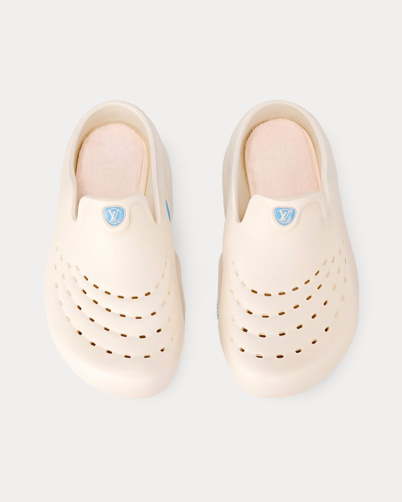 Louis Vuitton LV Shark White Clogs - 2
