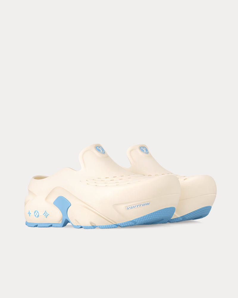 Louis Vuitton LV Shark White Clogs - 3