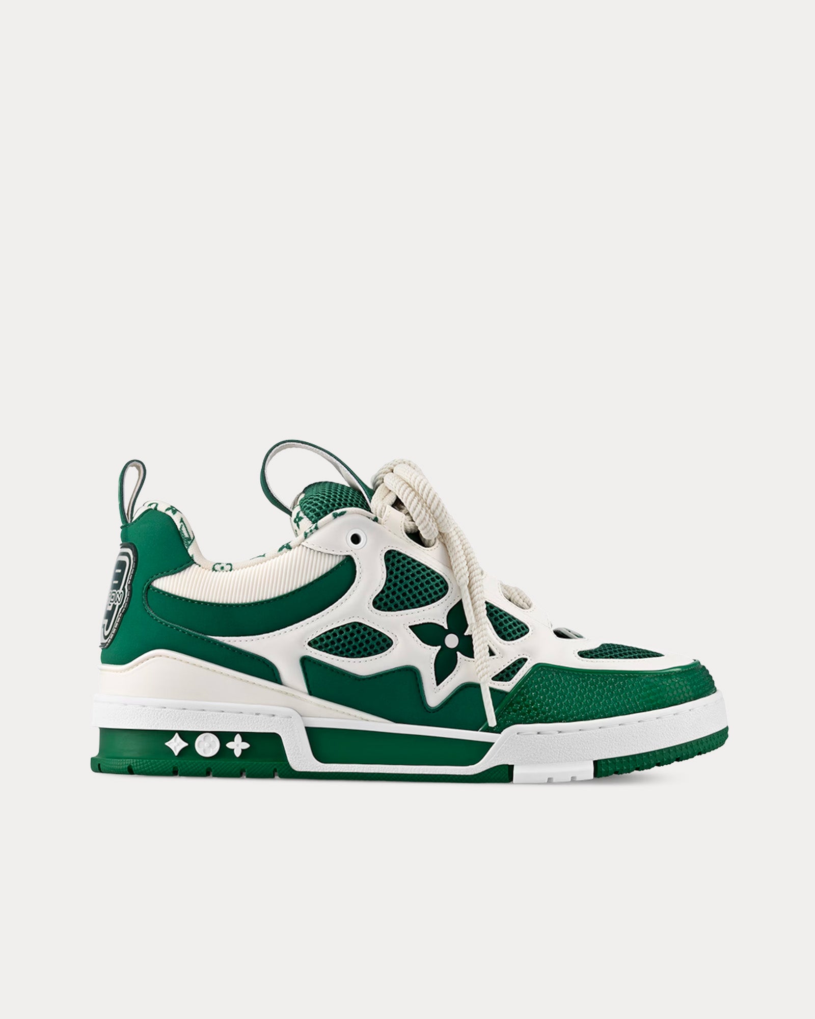 lv skate sneaker green