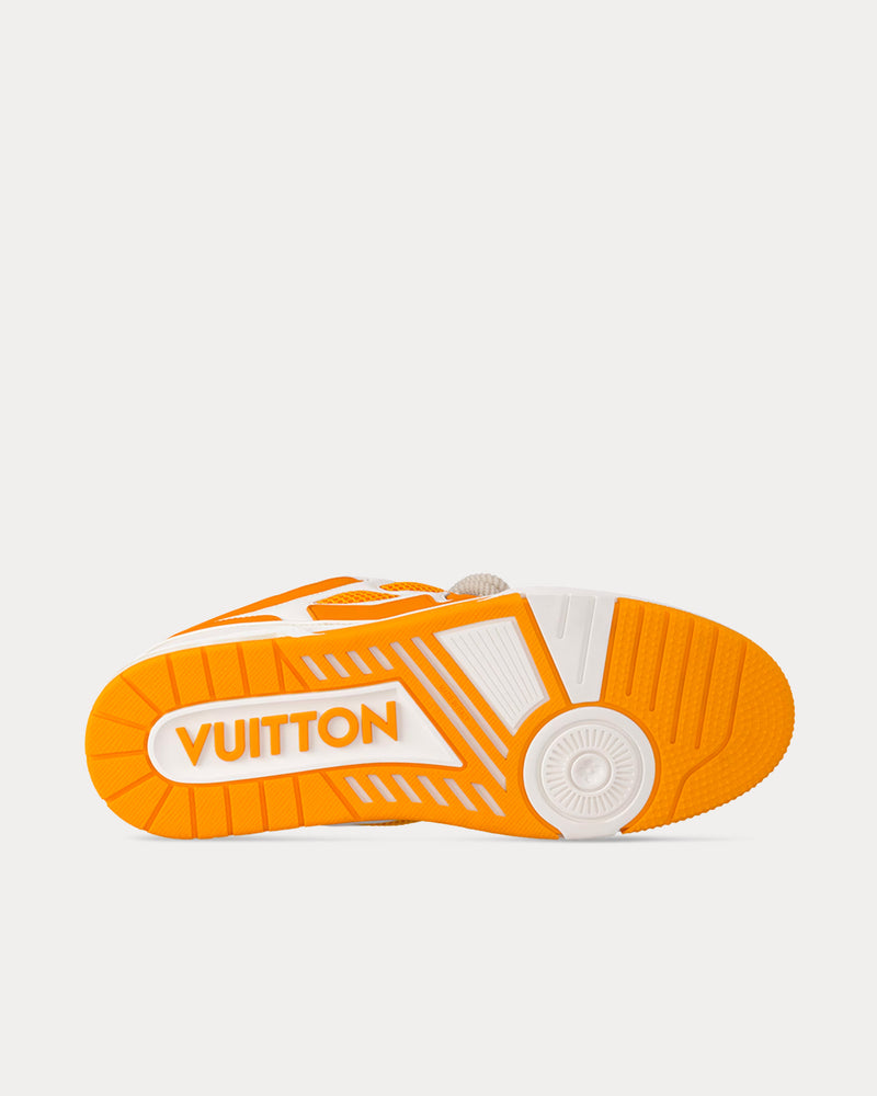Louis Vuitton LV Skate Leather Yellow Low Top Sneakers - 5